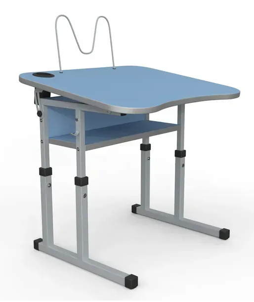 Стіл учнівський №3-6 з регулюванням куту нахилу стільниці 700х585 МФ Вересень